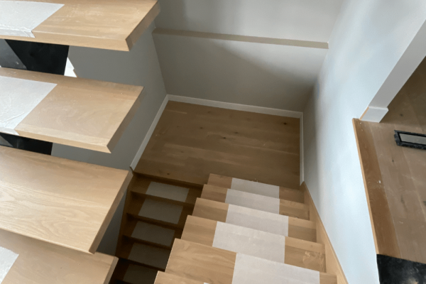 Escalier avec limon en métal 7
